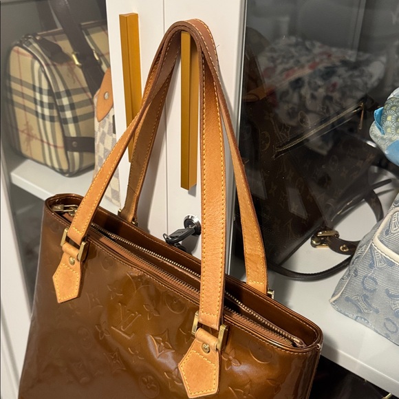 Louis Vuitton Brown Patent Leather Tote - Picture 12 of 16